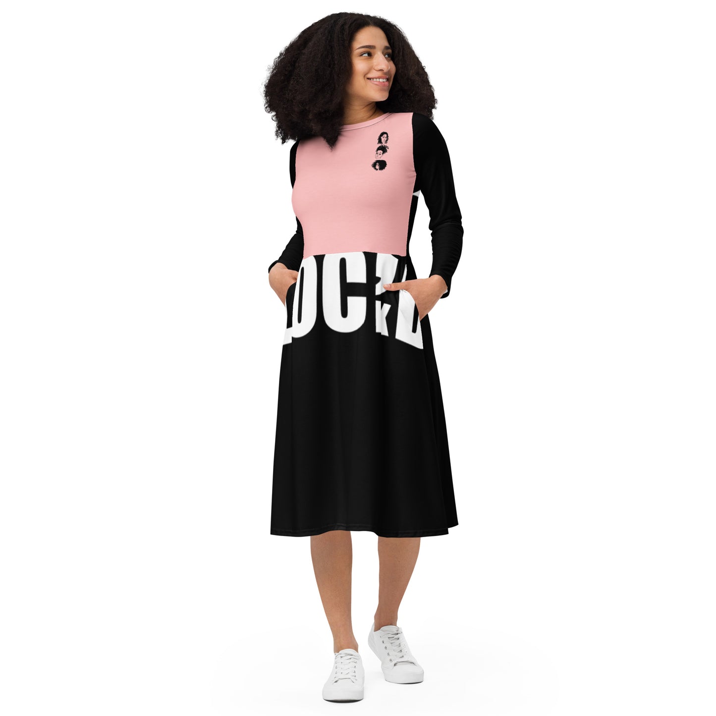"BLACK'D TRIO O" DRESS