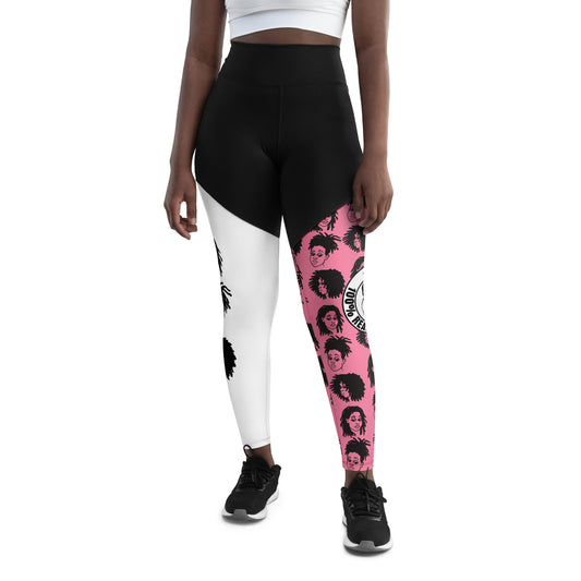 "LOC'KD REPEAT GOOD PINK" LEGGINGS