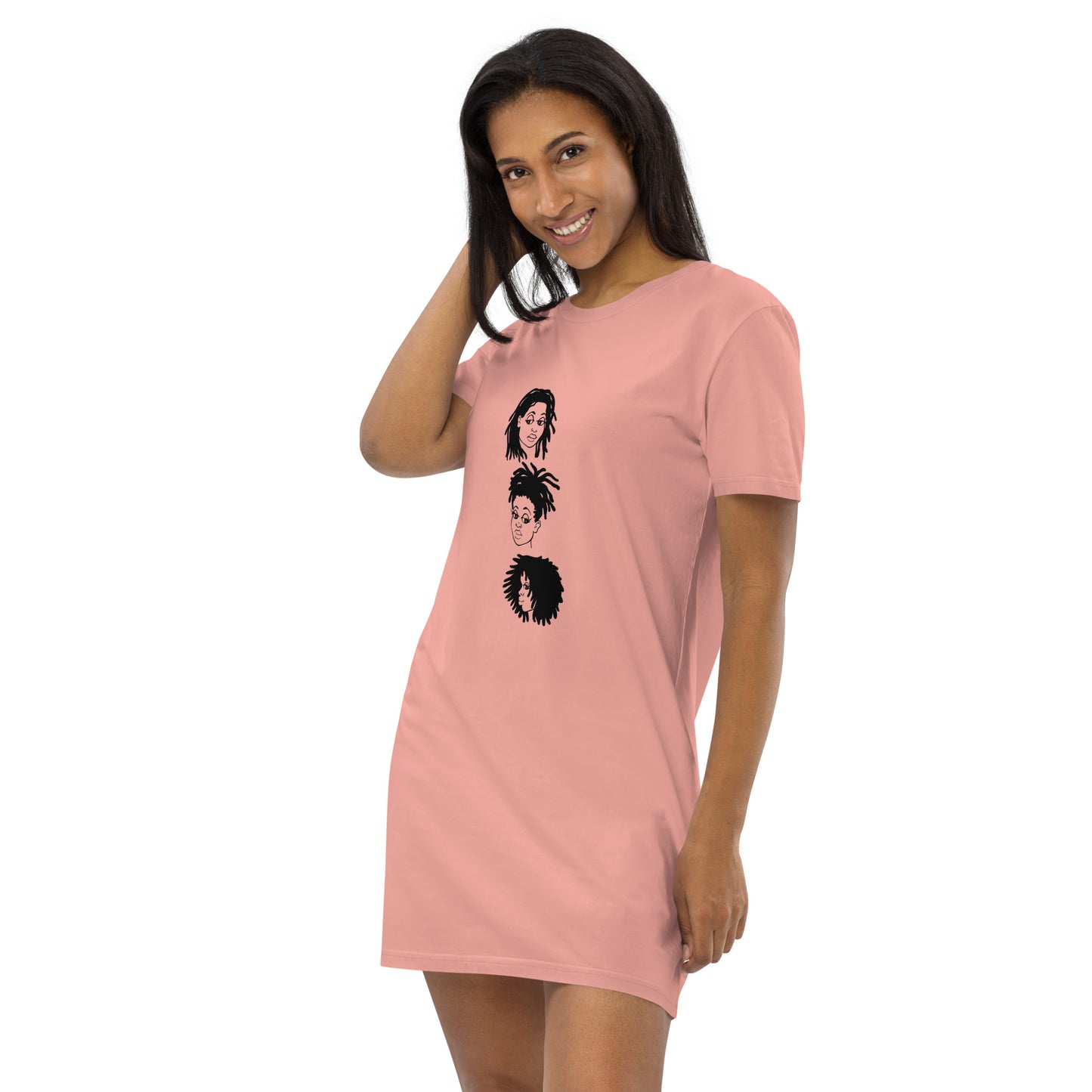 "III ROSE CHIC" T-SHIRT DRESS